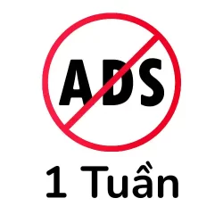 Tắt quảng cáo 1 tuần
